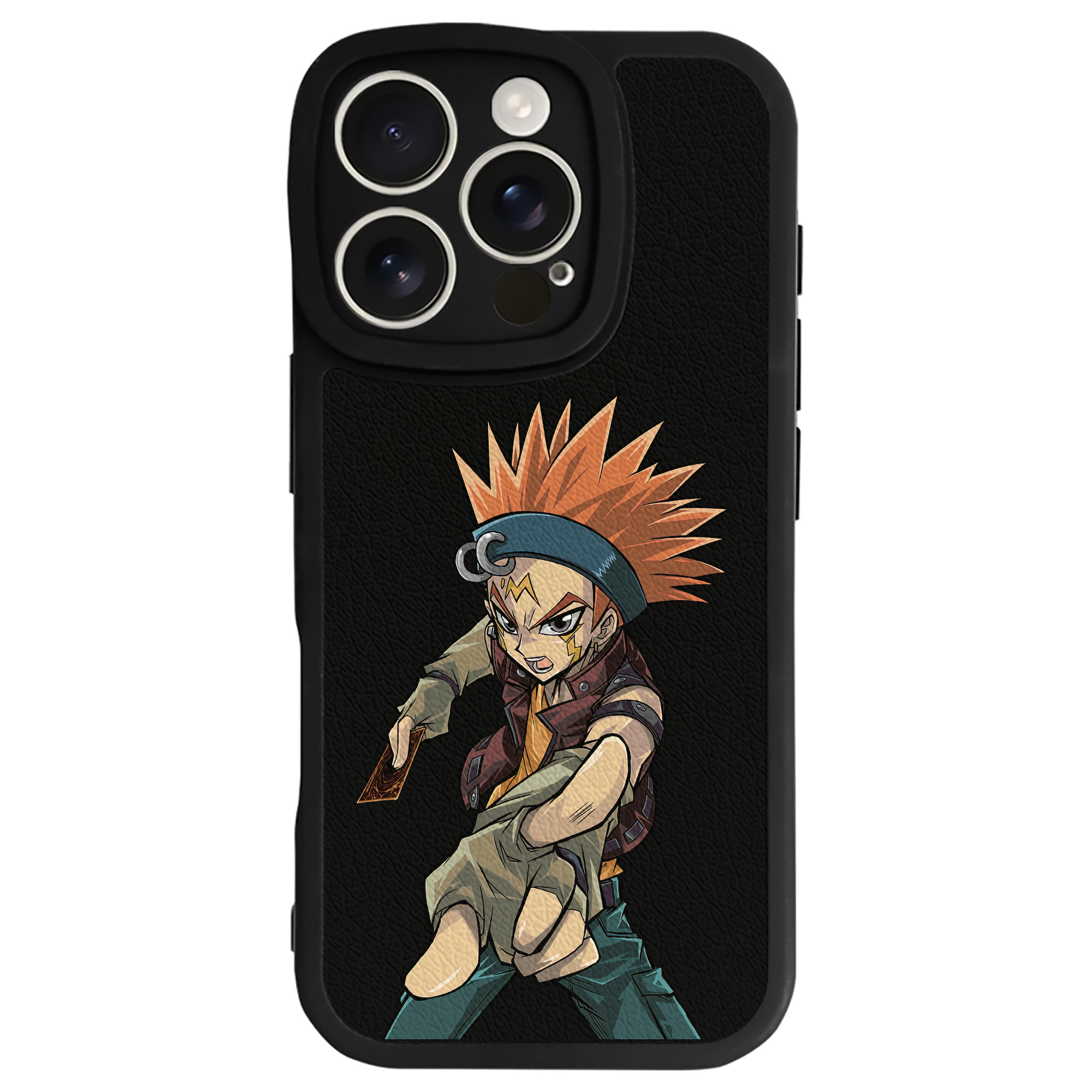 遊☆戯☆王 Yu-Gi-Oh! 【iPhone 16シリーズ対応】シリコンスマホケース（レザー調） 材質：シリコン